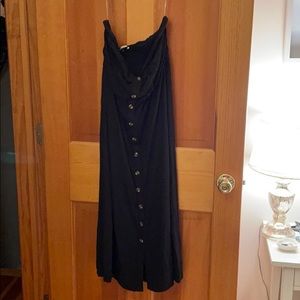NWOT American Eagle button down strapless dress